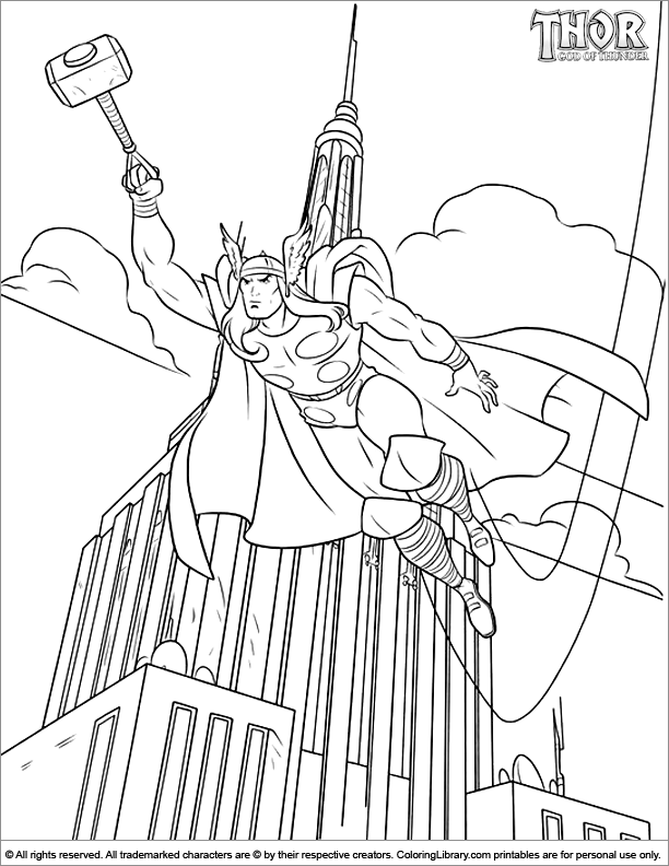 Loki Coloring Pages