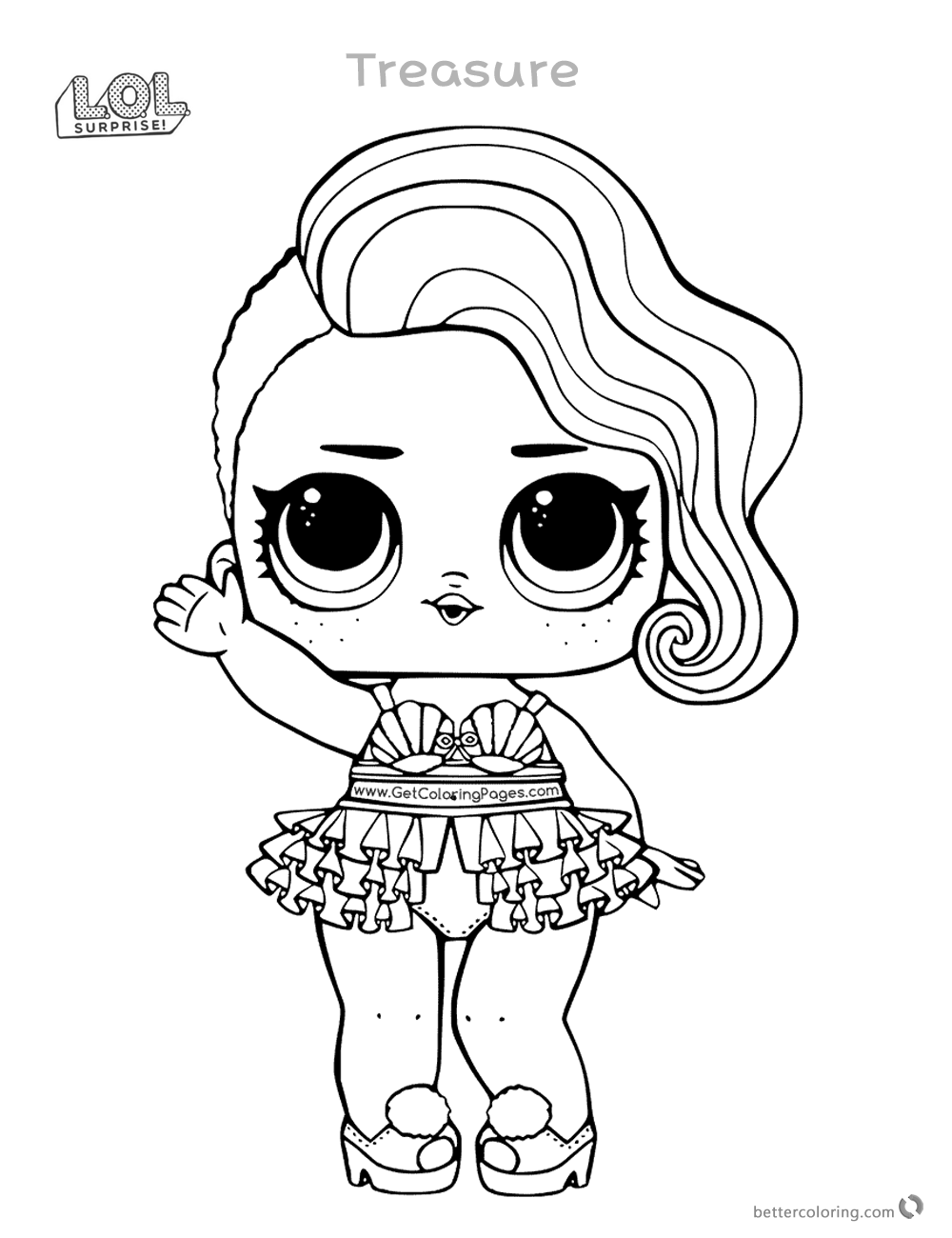 1000x1300 Treasure From Lol Surprise Doll Coloring Pages Printable