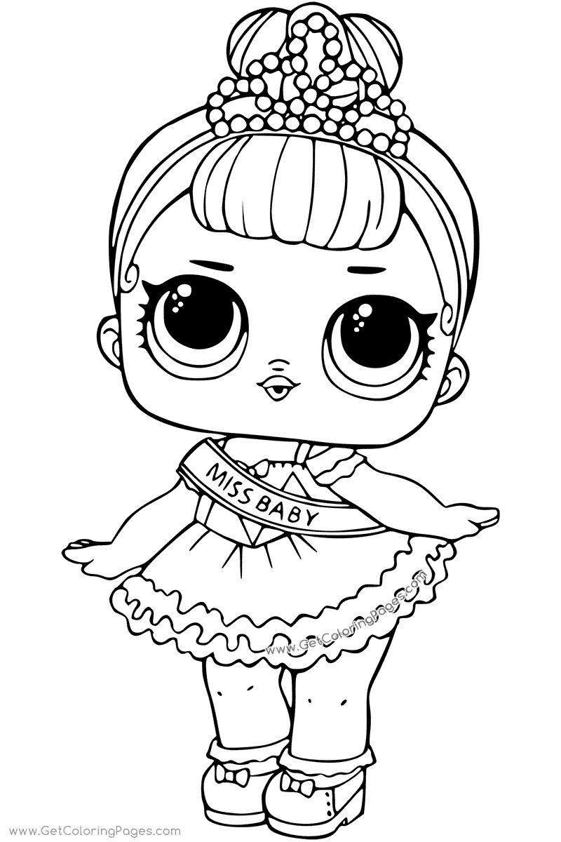 800x1200 Printable Lol Doll Coloring Pages