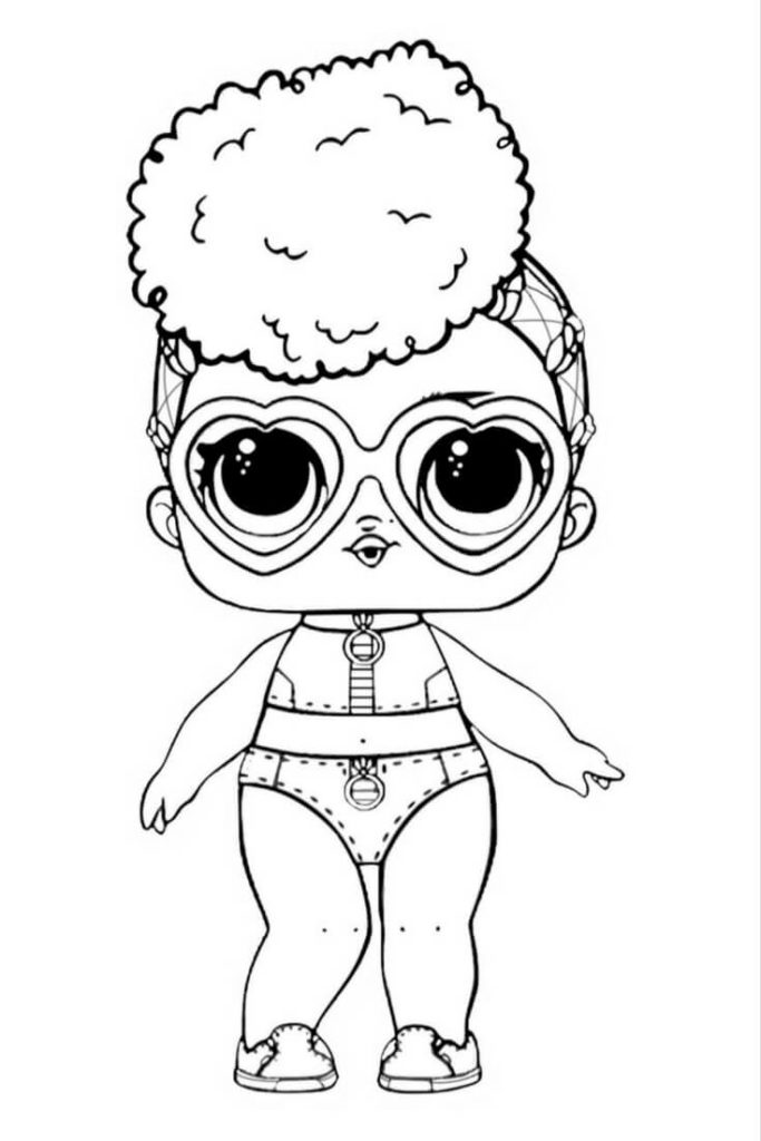 683x1024 Free Printable Lol Doll Coloring Page