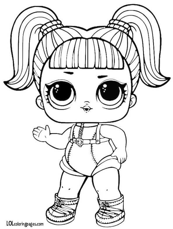 593x784 Glamstronaut Series L O L Surprise Doll Coloring Page Cp