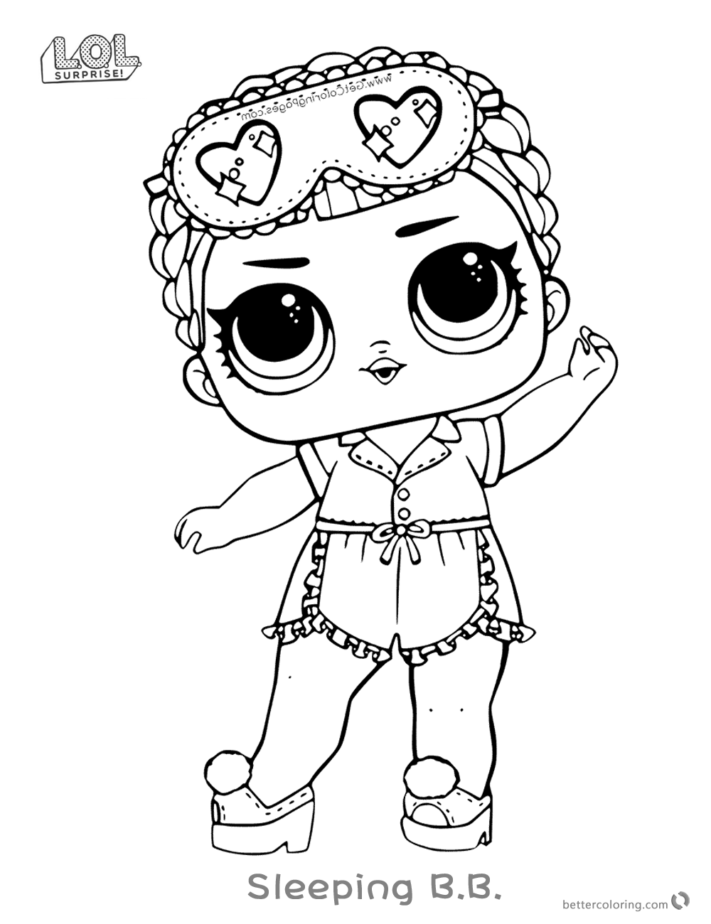 1000x1300 Lol Surprise Doll Coloring Pages Sleeping B B