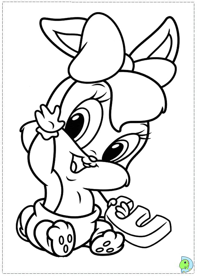 691x960 Lola Bunny Coloring Pages