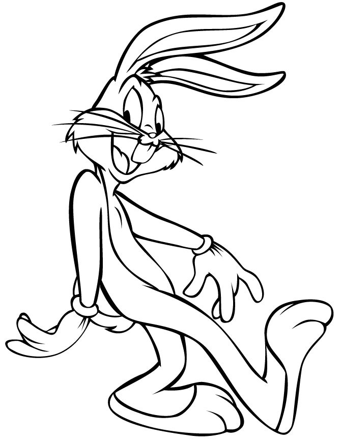 670x867 Mejores De Bugs Bunny Coloring Pages En