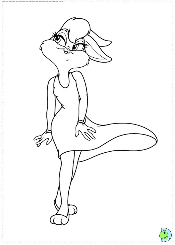 686x960 Baby Lola Bunny Coloring Pages