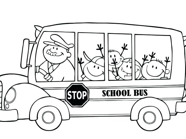 640x480 Bus Colouring In School Bus Coloring Pages For Boys Download