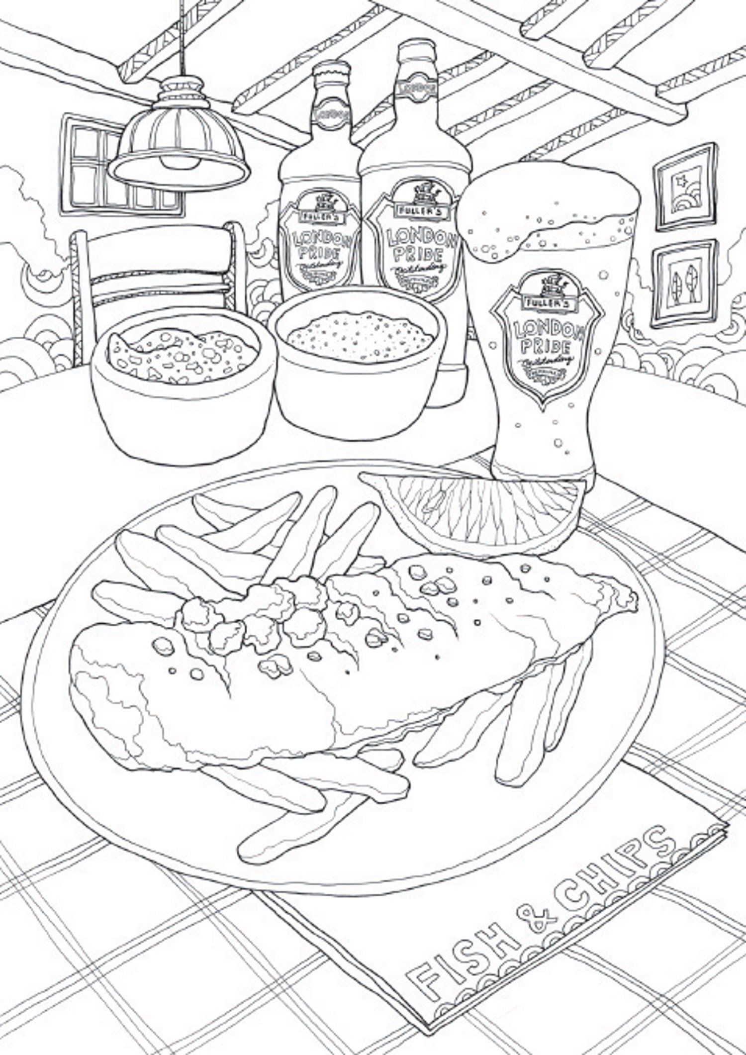 1500x2121 Coloring Europe Charming London Il Sun Lee