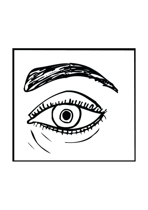 620x875 Eyeball Coloring Page Download Large Image Hawkeye Coloring Pages