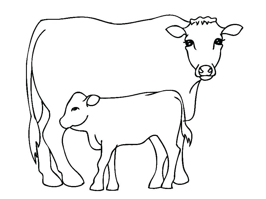 900x675 Printable Coloring Pages For Easter Eggs Cattle Cow Is Animals
