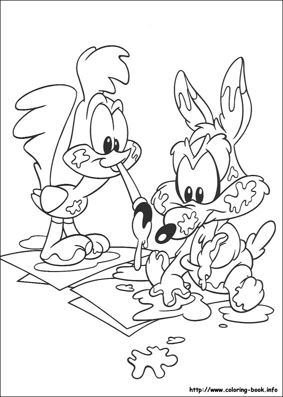 567x794 Baby Looney Tunes Coloring Picture