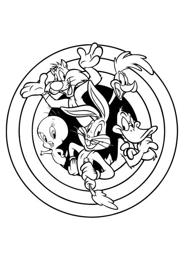 Looney Tunes Characters Coloring Pages at GetDrawings | Free download