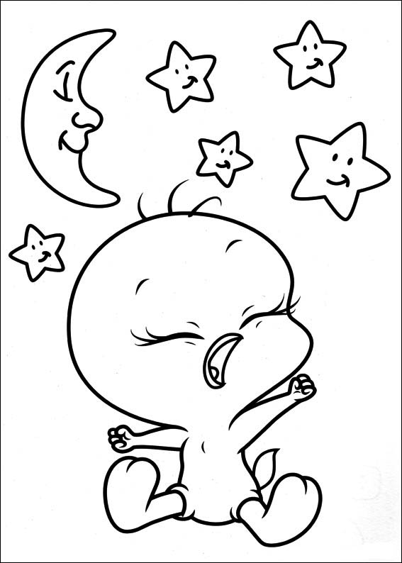567x794 Looney Tunes Coloring Pages For Baby Plan