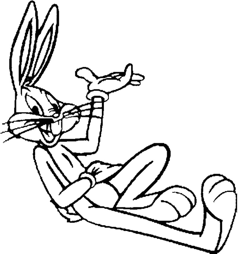 800x855 Bugs Bunny Coloring Pages
