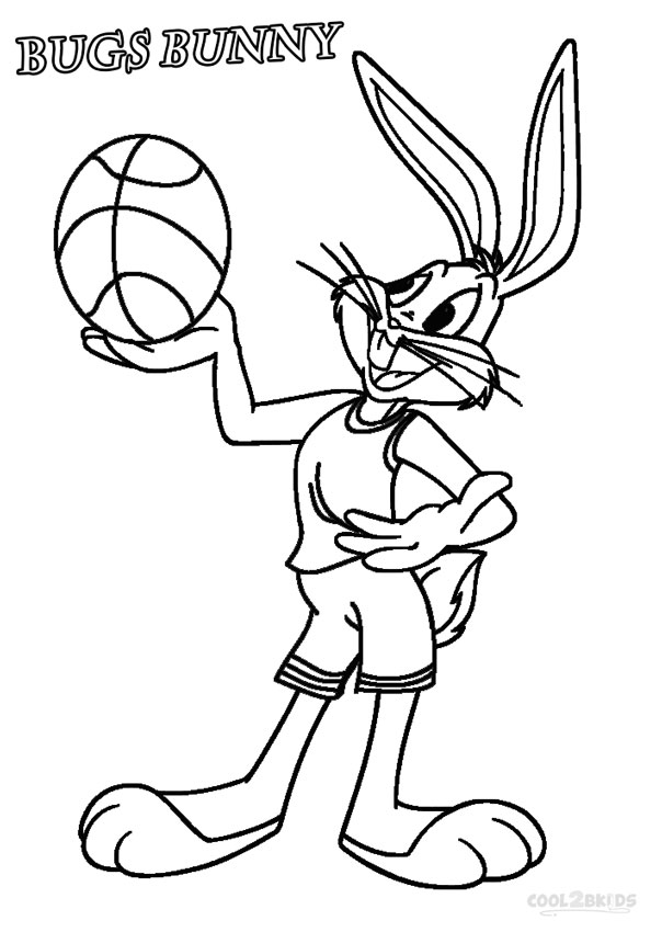 604x850 Printable Bugs Bunny Coloring Pages For Kids