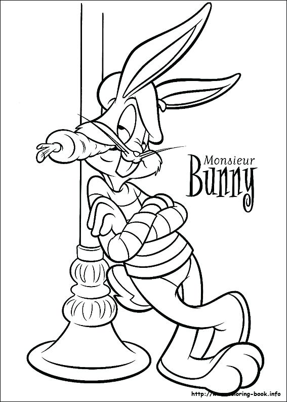 567x794 Looney Tunes Coloring Book With Tunes Printable Coloring Pages