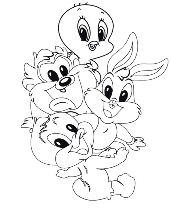 650x796 Baby Looney Tunes Coloring Pages Free Coloring Pages
