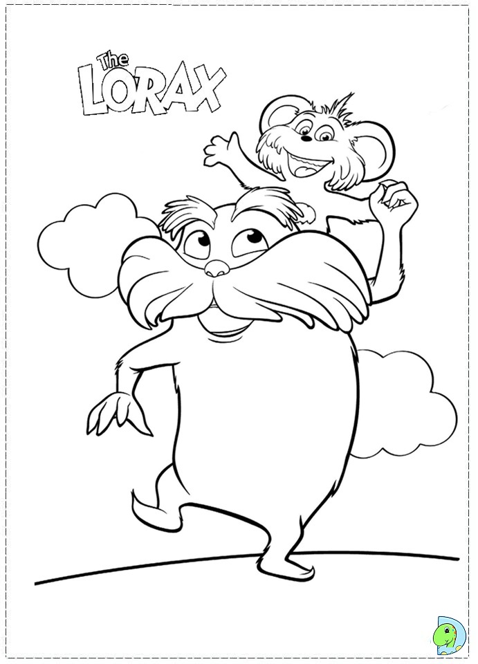 691x960 Lorax Coloring Pages