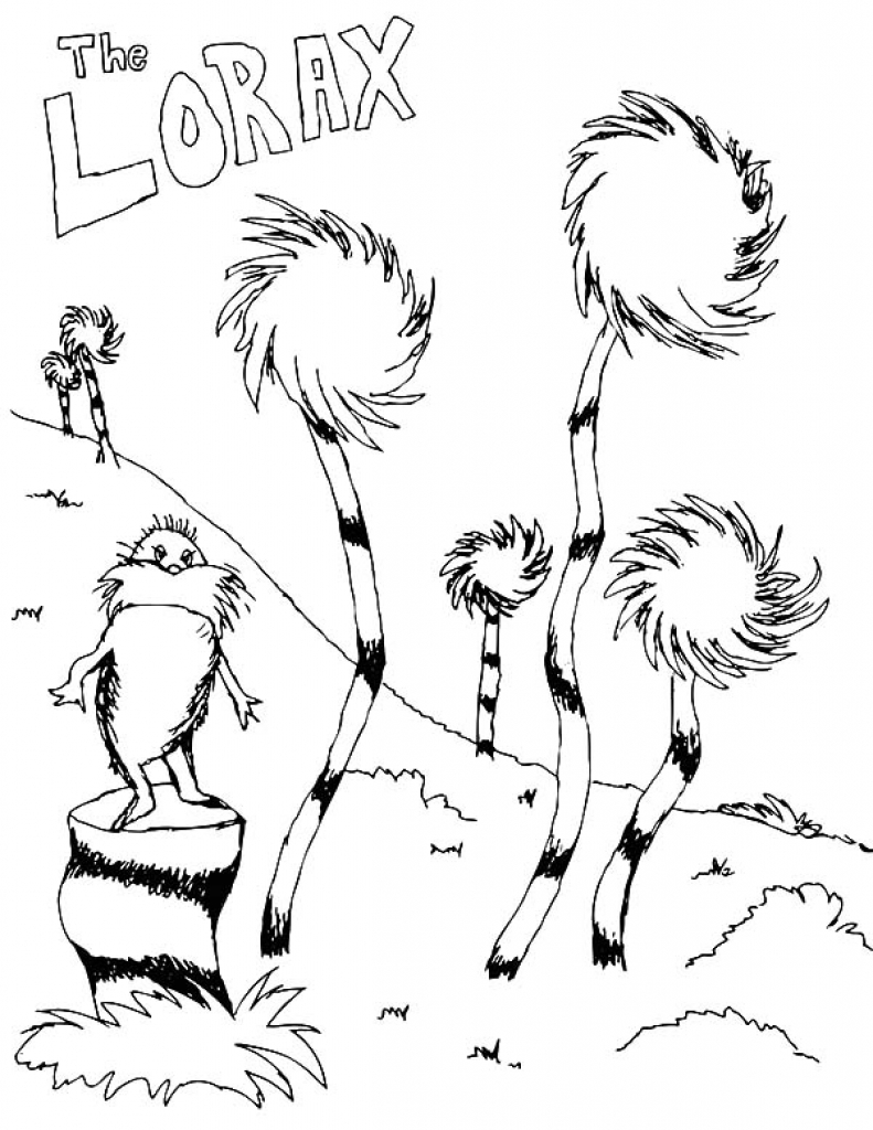 791x1024 The Lorax Coloring Pages Bloodbrothers Me Ribsvigyapan