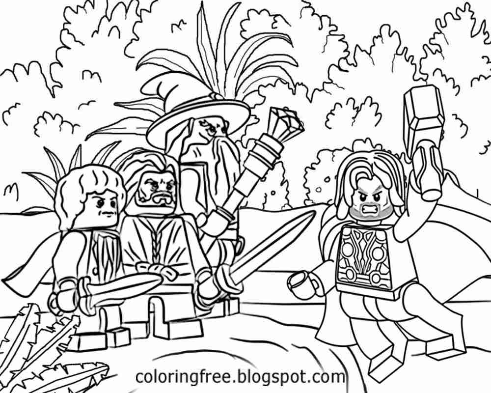 1000x800 Coloring Pages Lord Of The Rings For Kids Free Mesmerizing Olegratiy