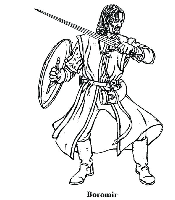 600x686 Lotr Coloring Pages Coloring Collection