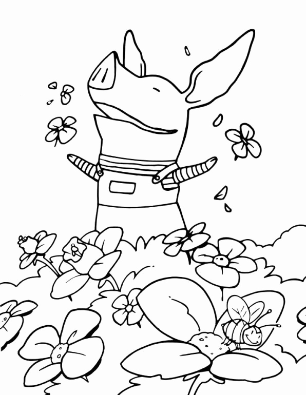 596x770 Best Pig Coloring Pages Images On Los Angeles Kings