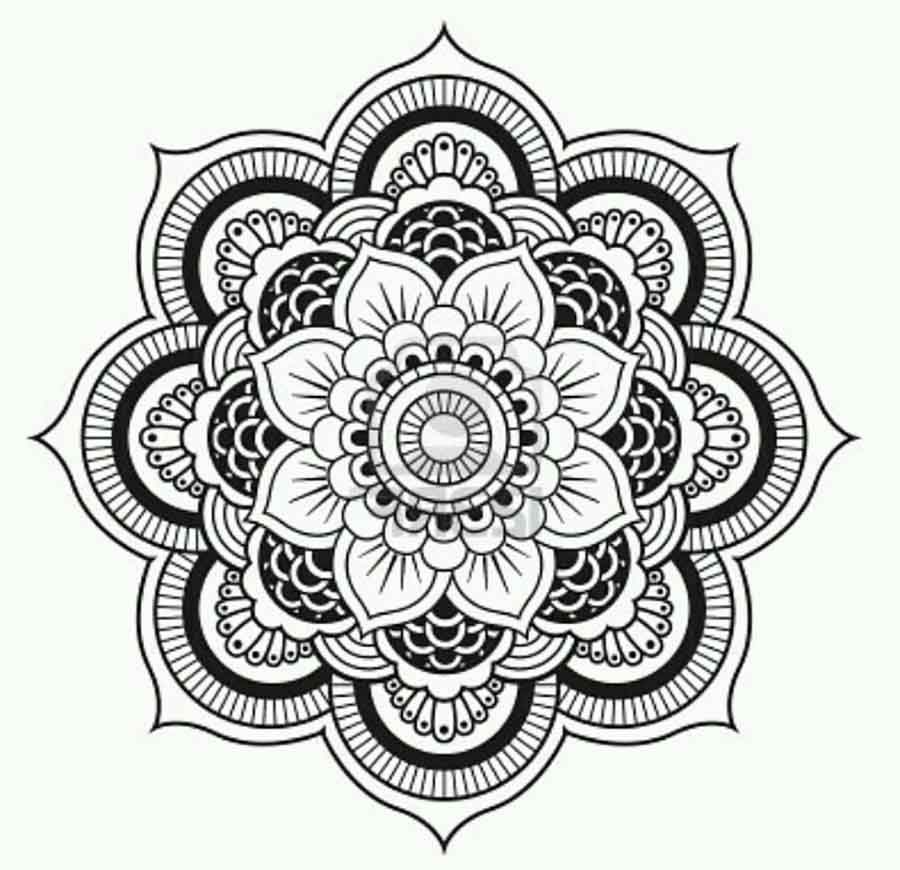 900x870 Lotus Flower Mandala Coloring Pages Only Coloring Pages Color