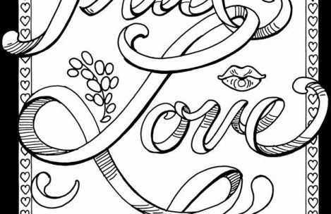 Love Adult Coloring Pages at GetDrawings | Free download