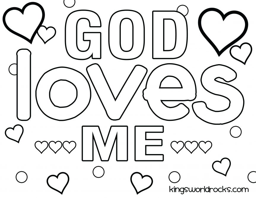863x667 God Lovely God Is Love Coloring Pages
