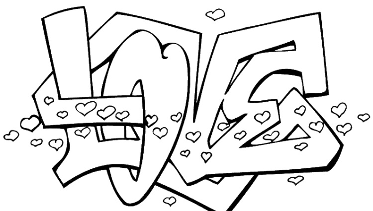 750x425 Printable Love Coloring Pages