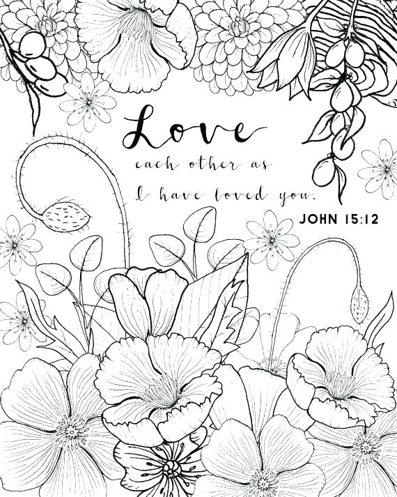 570x713 Adult Coloring Page Love One Another Coloring Pages Love Color