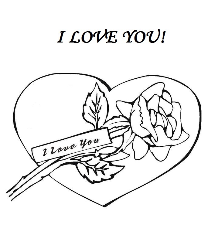 685x774 Love Coloring Sheets