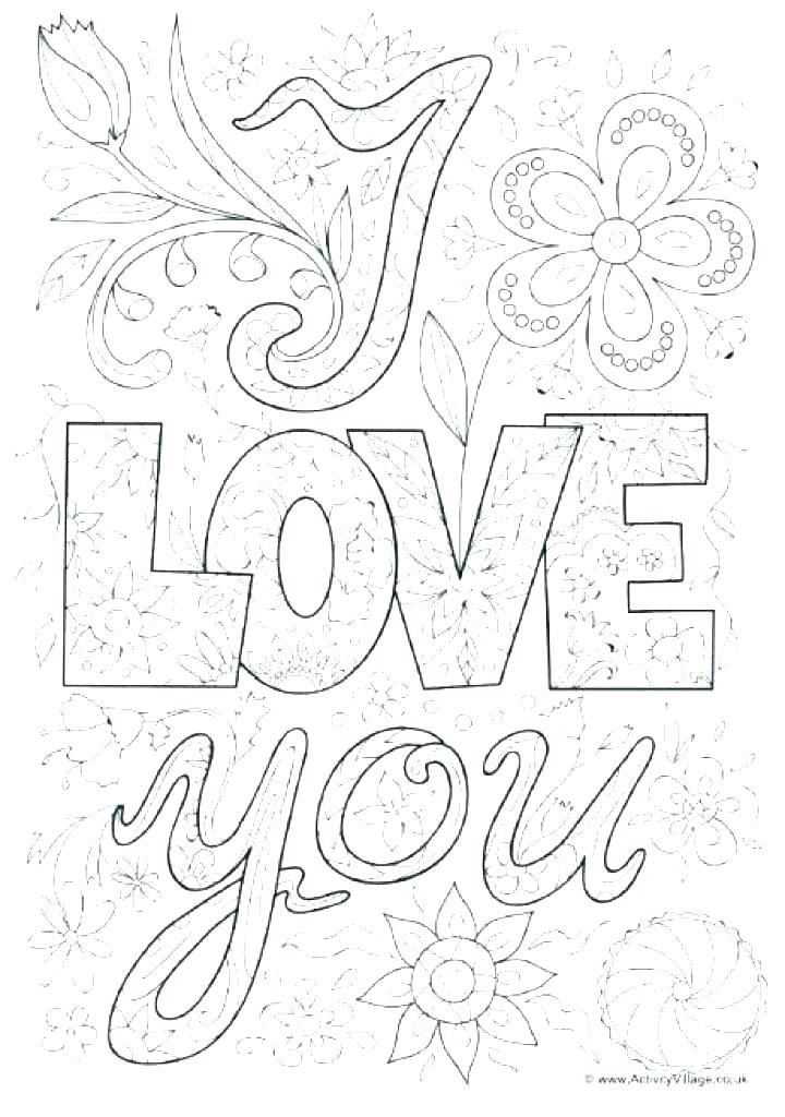 720x1024 Love Coloring Pages Love Coloring Pages With Rose A Love Mandala