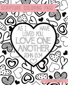 236x295 Scripture Coloring Page Love One Another