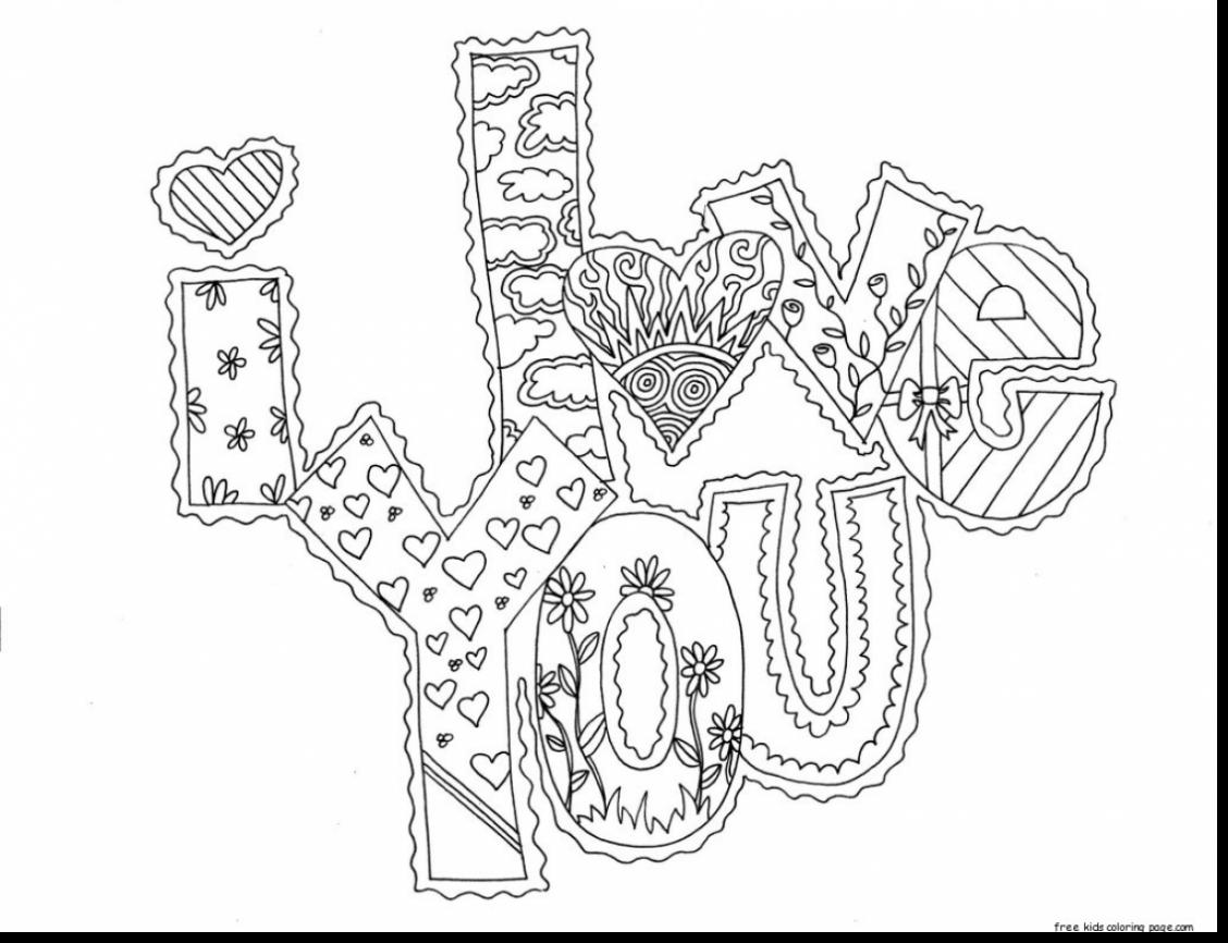 1128x866 Love Quotes Coloring Pages For Teenagers
