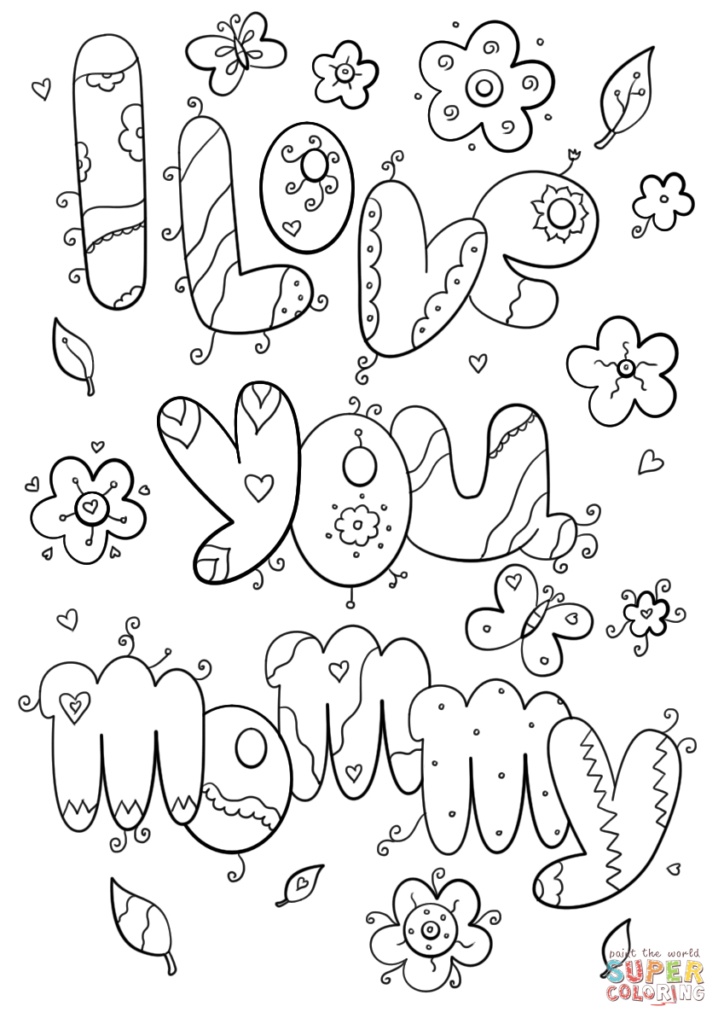 724x1024 I Love You Mom And Dad Coloring Pages Printable Coloring Pages