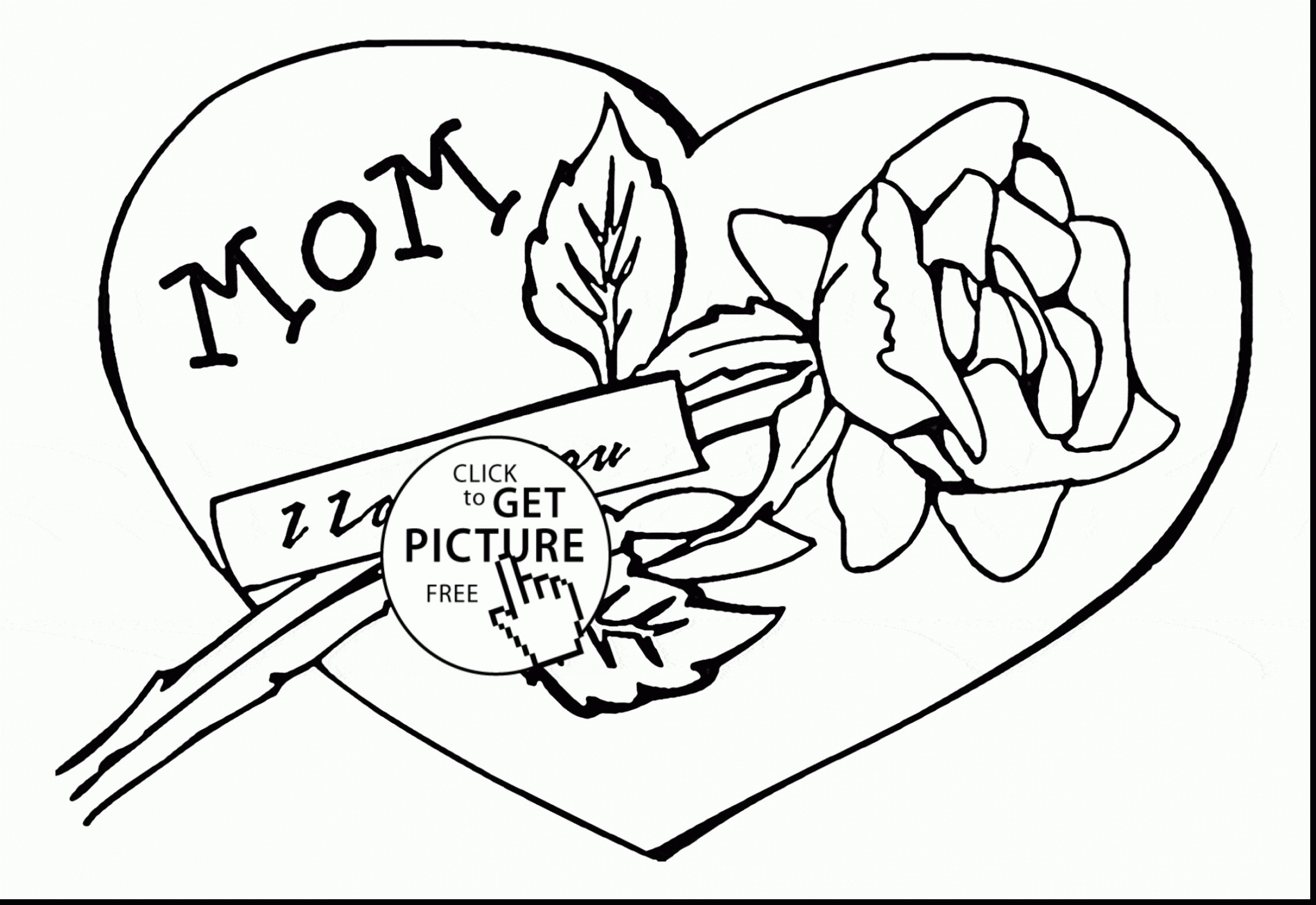 2288x1573 I Love You Mom Coloring Pages Free Books