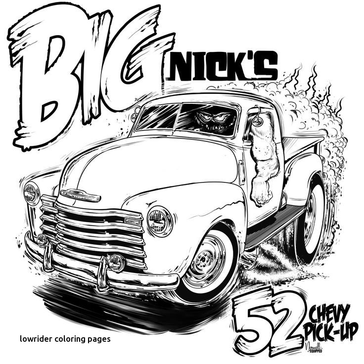 736x736 Lowrider Coloring Pages