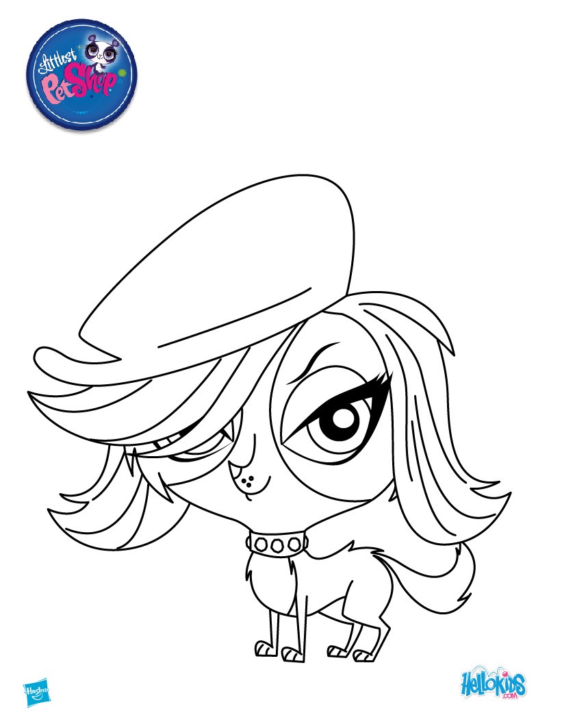 821x1060 Littlest Pet Shop Coloring Pages To Color Online For Free
