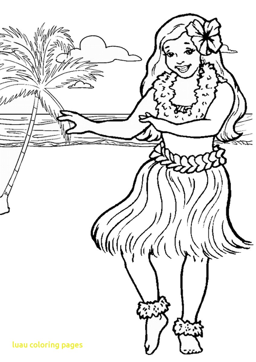 847x1200 Perfect Luau Coloring Pages With Printable Wkw
