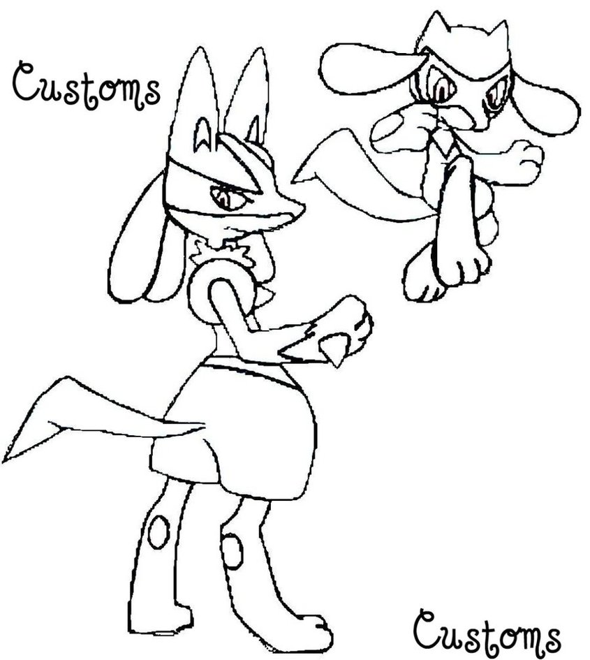 845x945 Coloring Pages Of Lucario
