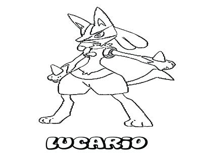 Lucario Coloring Page at GetDrawings | Free download