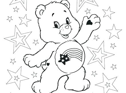 440x327 Care Bears Coloring Page Good Luck Coloring Pages Full Size