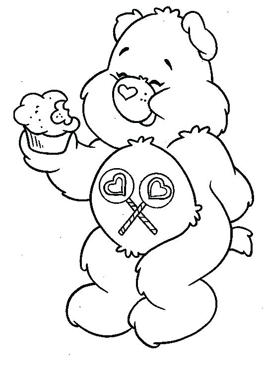 532x738 Good Luck Coloring Pages Ing Ing Ing Lucky Care Bear Coloring