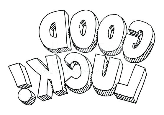 556x389 Good Luck Coloring Pages