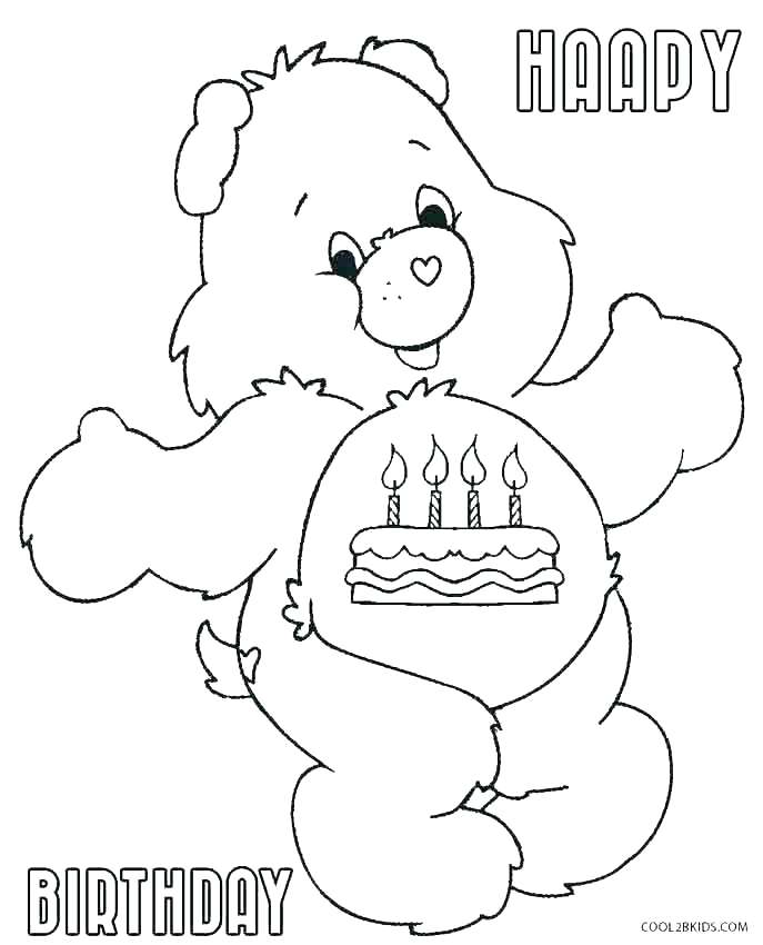687x850 Care Bear Coloring Page Coloring Page Bear Coloring Page Of A Bear