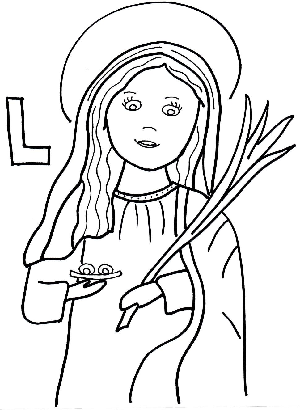 971x1327 Saints Coloring Pages