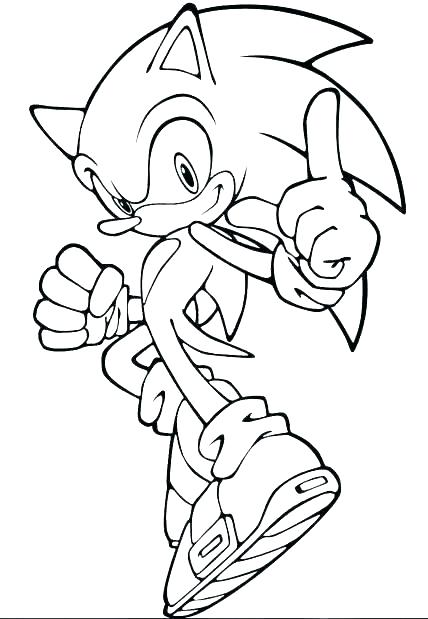 428x619 Sonic Coloring Page Sonic The New Monster Coloring Pages Sonic