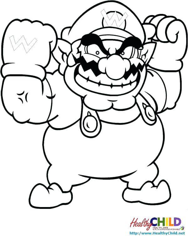 600x750 Luigi Coloring Pages Top Coloring Pages Free Page Luigi Mario Kart