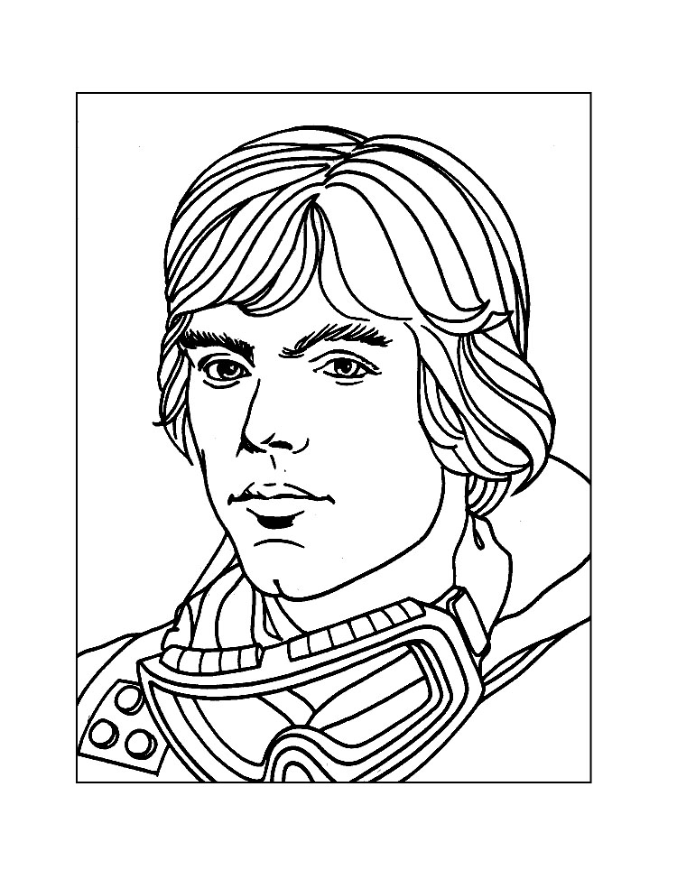 750x964 Luke Coloring Pages Collection Free Coloring Sheets