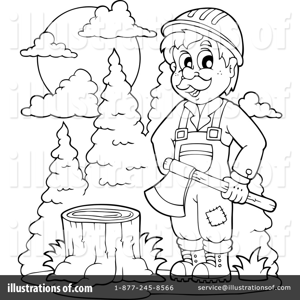 1024x1024 Lumberjack Clipart